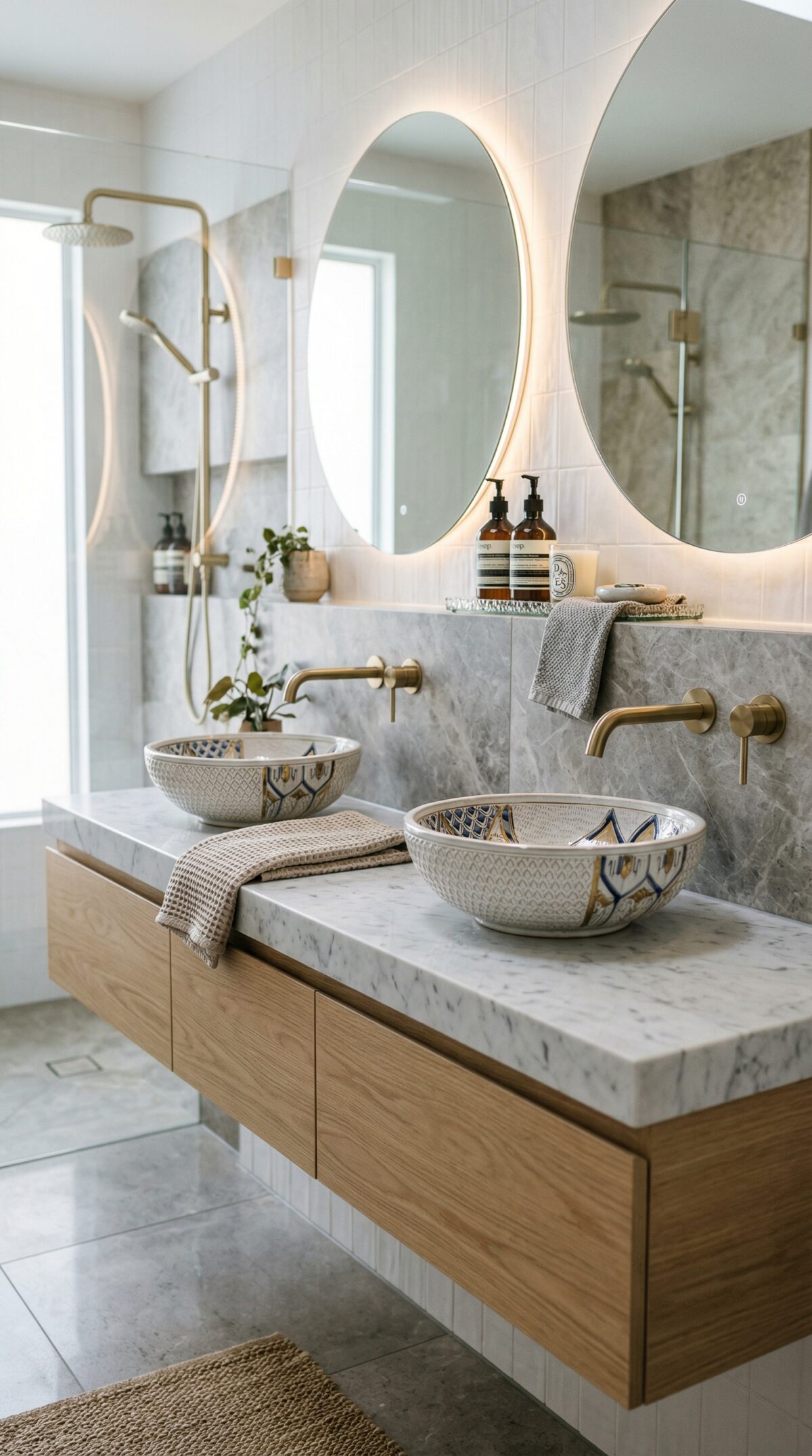 حوض فوق الرخامه